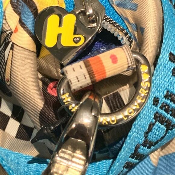 HARAJUKU LOVERS Gwen StefaniLARGE PURSE turquoise beige crossbody+ purse - Picture 5 of 15